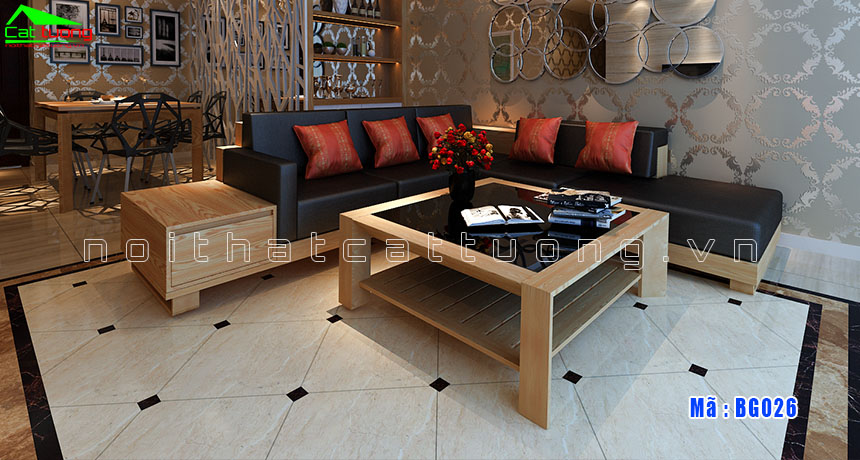 sofa gỗ phòng khách BG026e