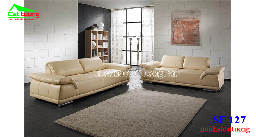 sofa da hiện đại SF127