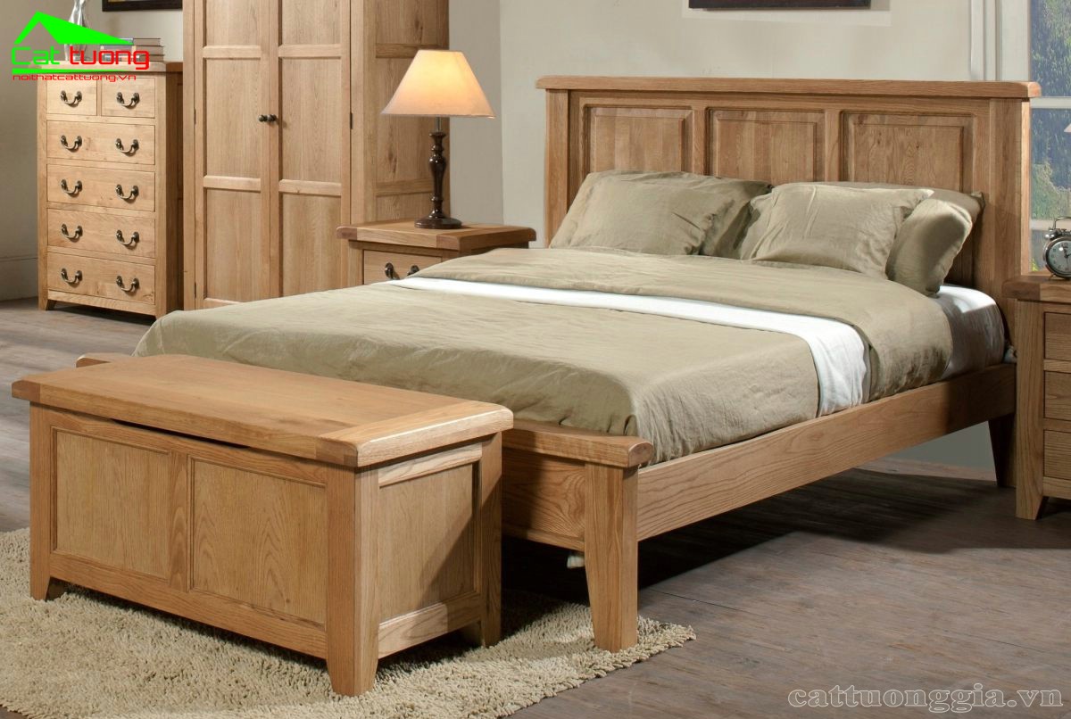 4 mẫu giường gỗ cao cấp hiện đại và sang trọng