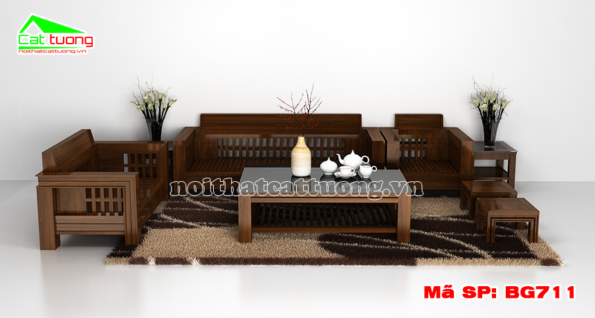 mẫu bàn ghế phòng khách đẹp BGB711