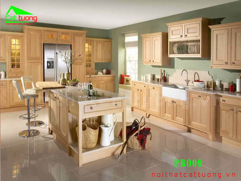 thiết kế nội thất nhà bếp đẹp PB009
