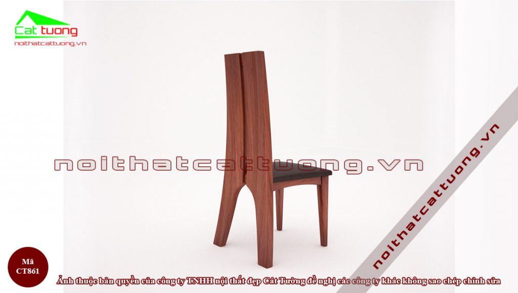 Ghế ăn gỗ đẹp CT861 chất liệu