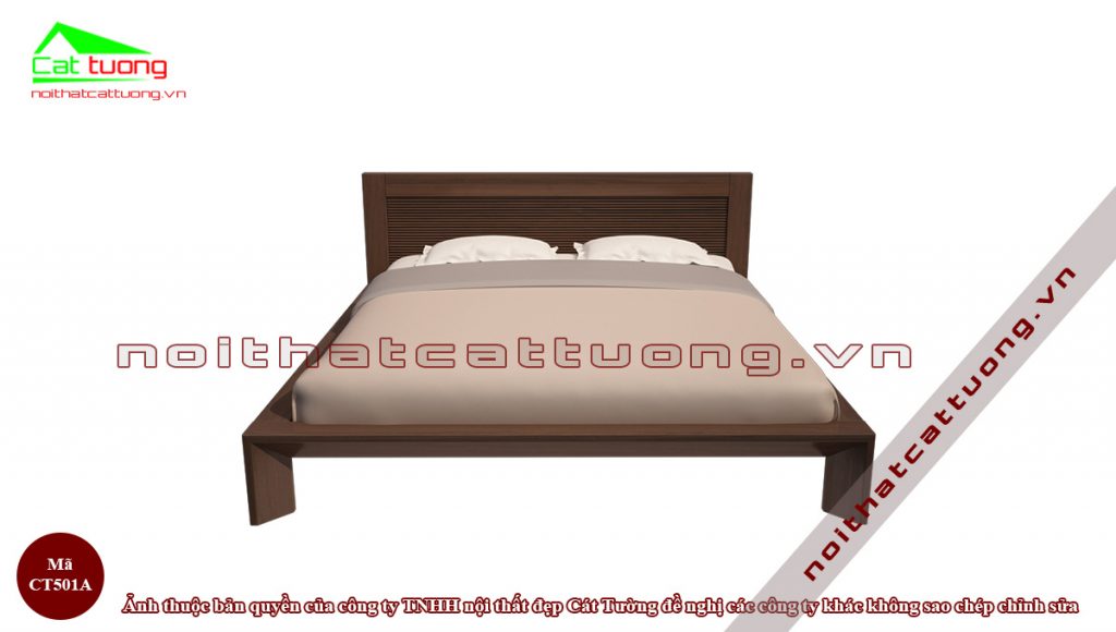 Giường ngủ gỗ tự nhiên CT501