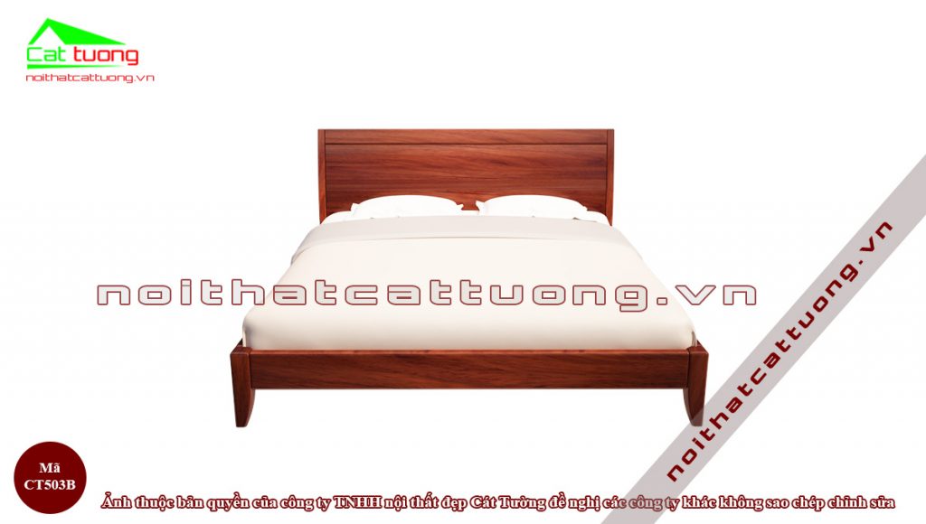 Giường ngủ gỗ Gõ Đỏ CT503