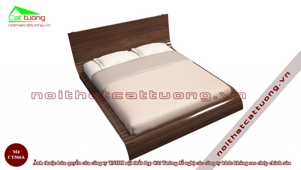 Giường ngủ gỗ óc chó CT506