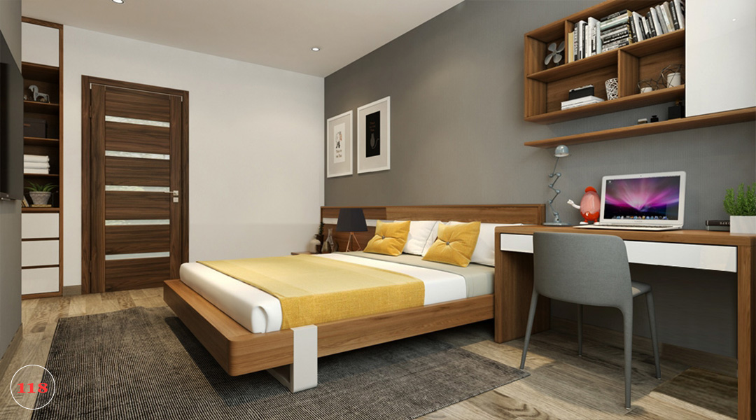 Thiết kế nội thất phòng ngủ chung cư 1