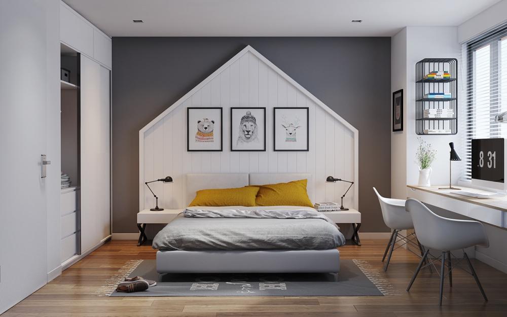 Thiết kế phòng ngủ đơn giản 2