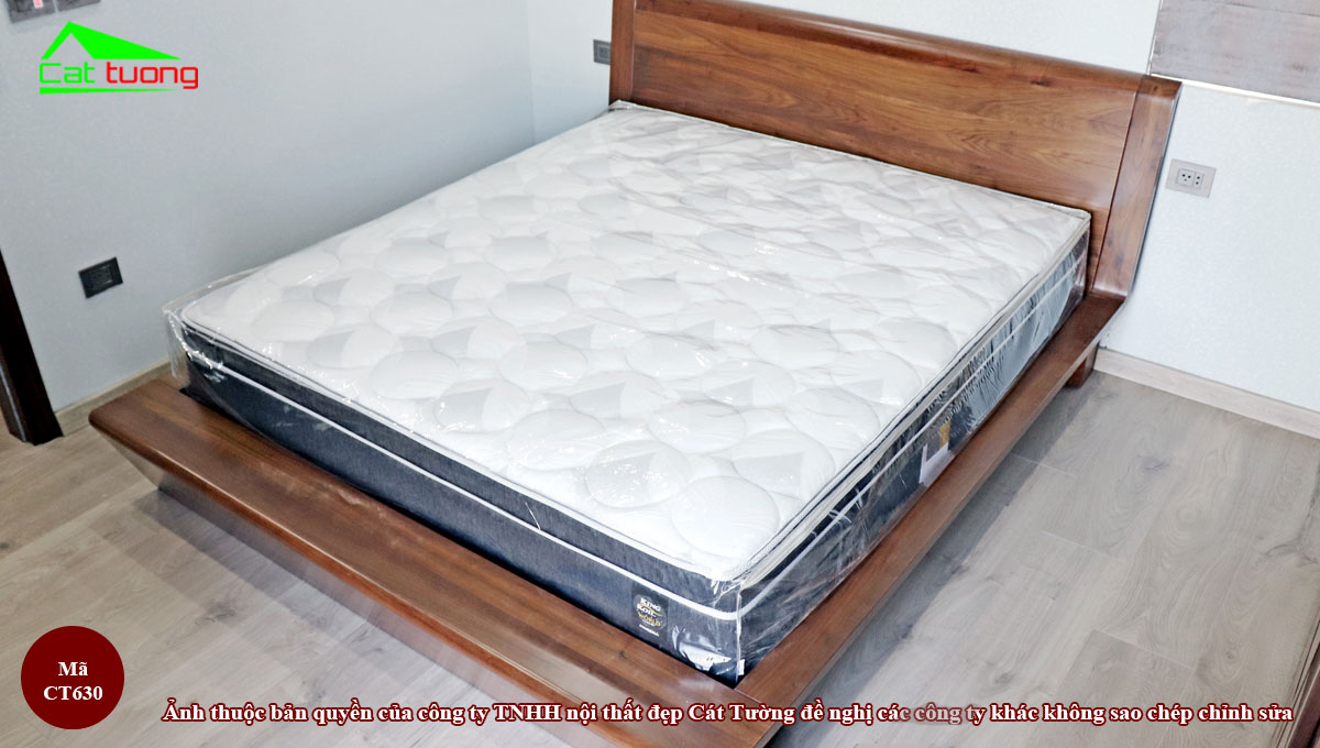 Giường ngủ gỗ óc chó CT630 đẳng cấp