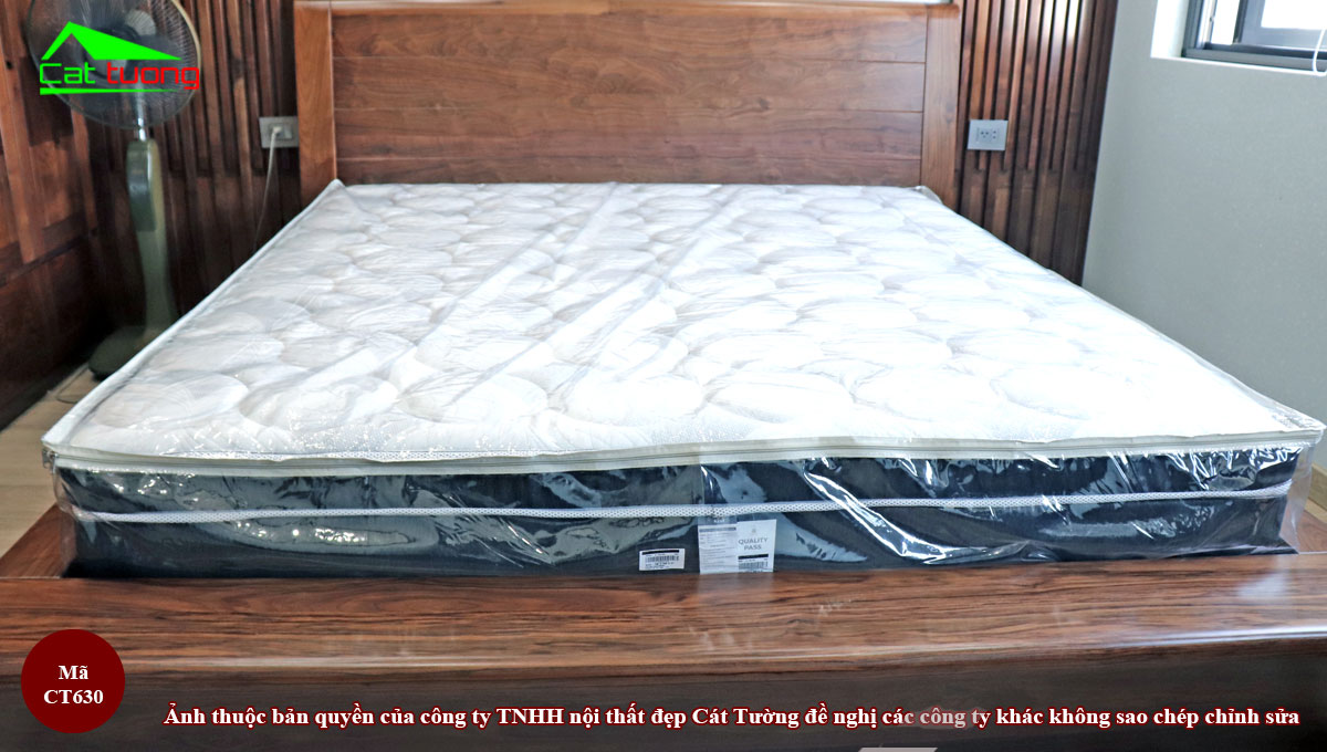 Giường ngủ gỗ óc chó CT630 chất lượng tốt