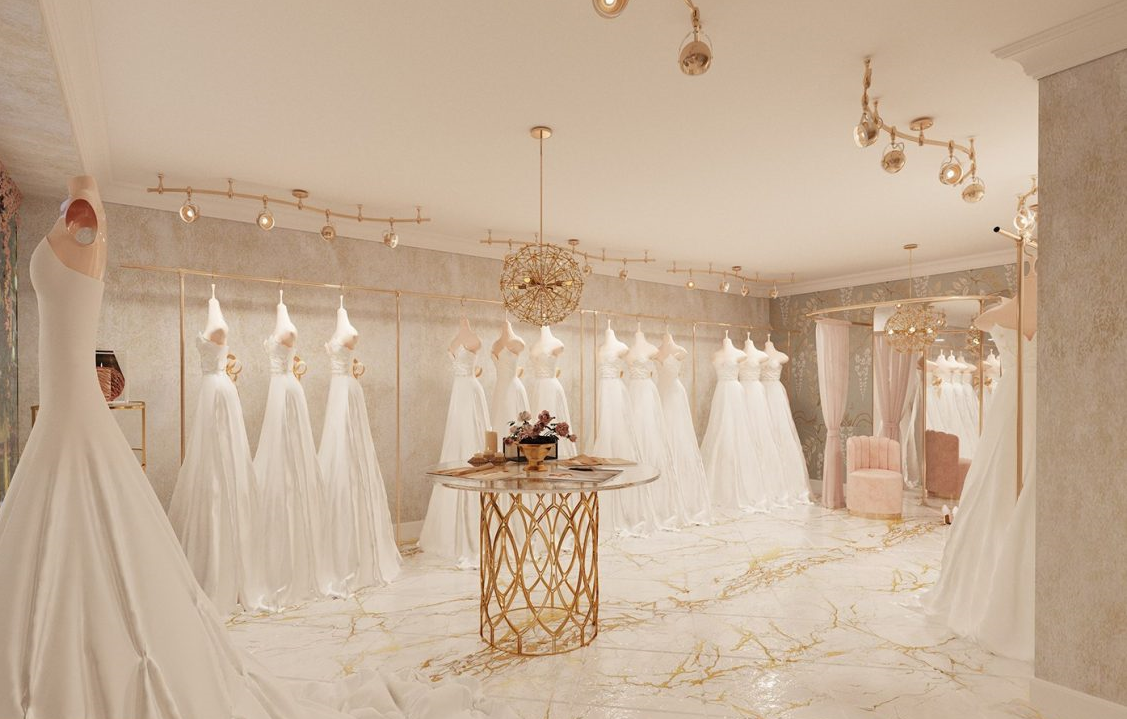Thiết kế showroom áo cưới 7
