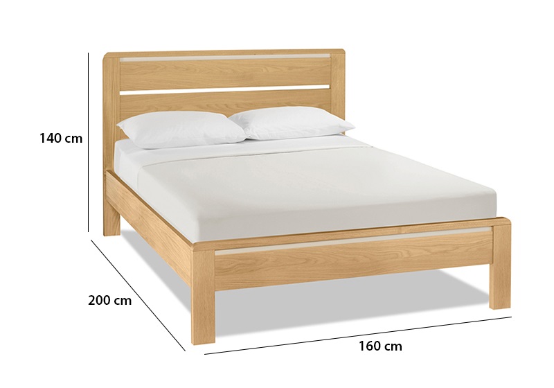 Kích thước giường đôi cụ thể