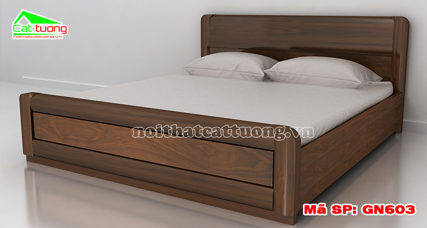 giường ngủ gỗ tự nhiên gn603