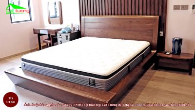 Giường ngủ gỗ óc chó CT630 đẹp