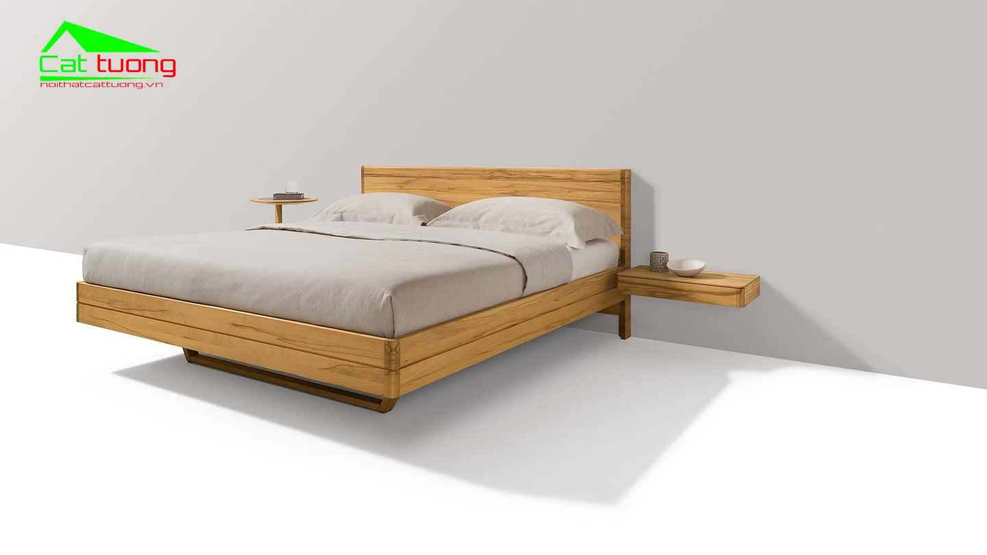 Giường ngủ gỗ sồi nga 11