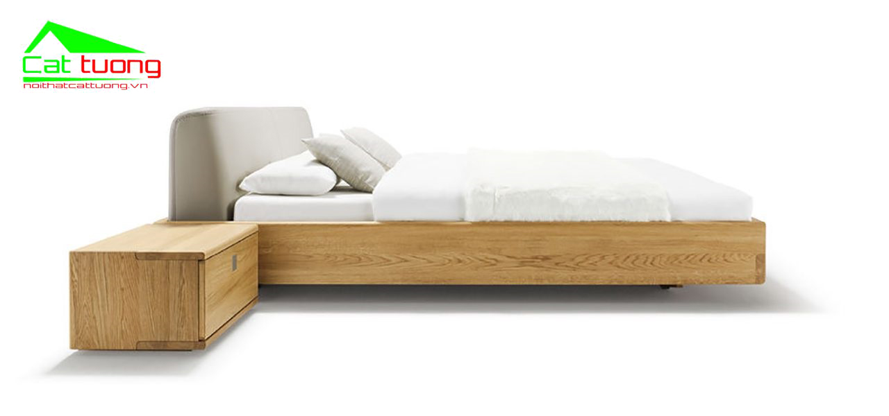 Giường ngủ gỗ sồi nga 12