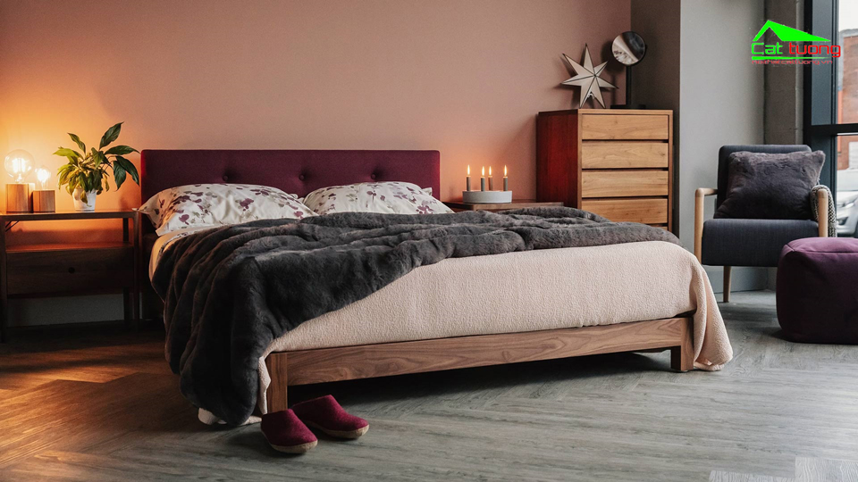 Giường ngủ gỗ sồi nga 17