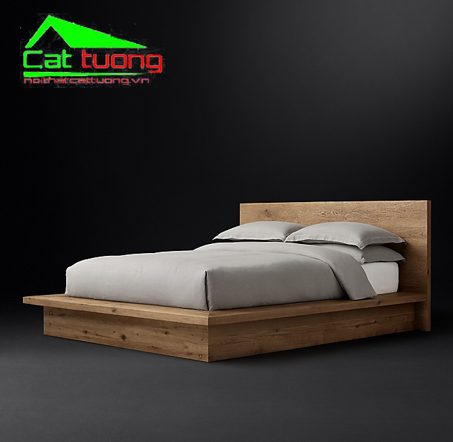 Giường ngủ gỗ sồi nga 8