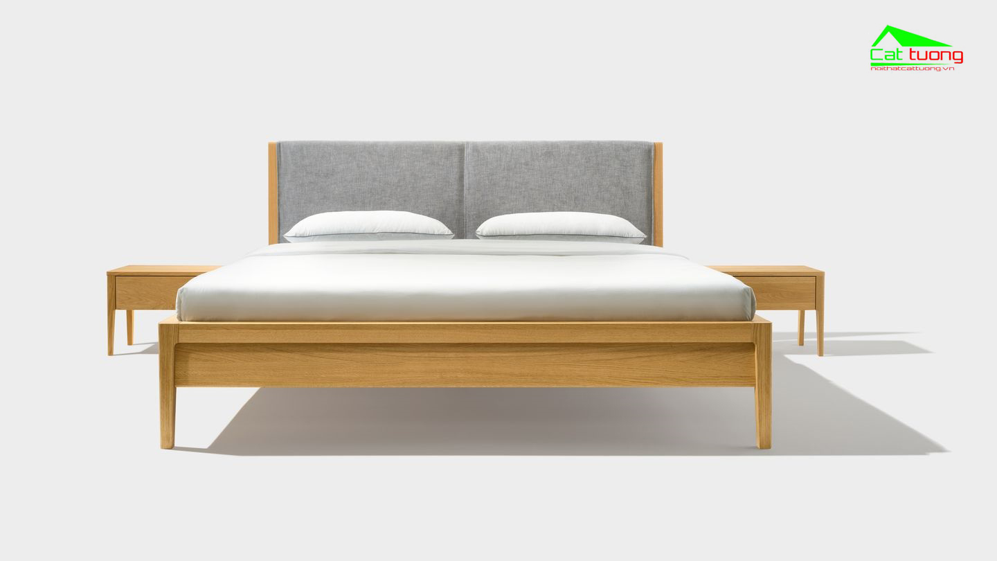 Táp đầu giường gỗ sồi 4
