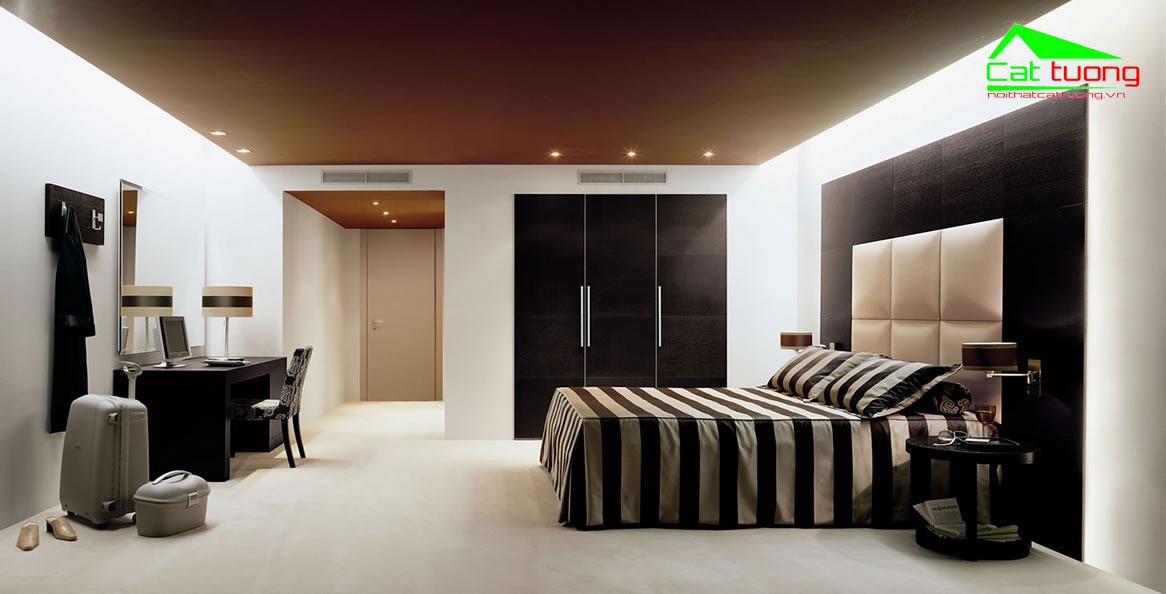 Thiết kế nội thất phòng ngủ khách sạn 2