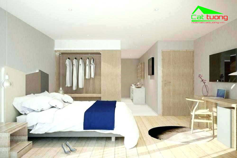 Thiết kế nội thất phòng ngủ khách sạn 5