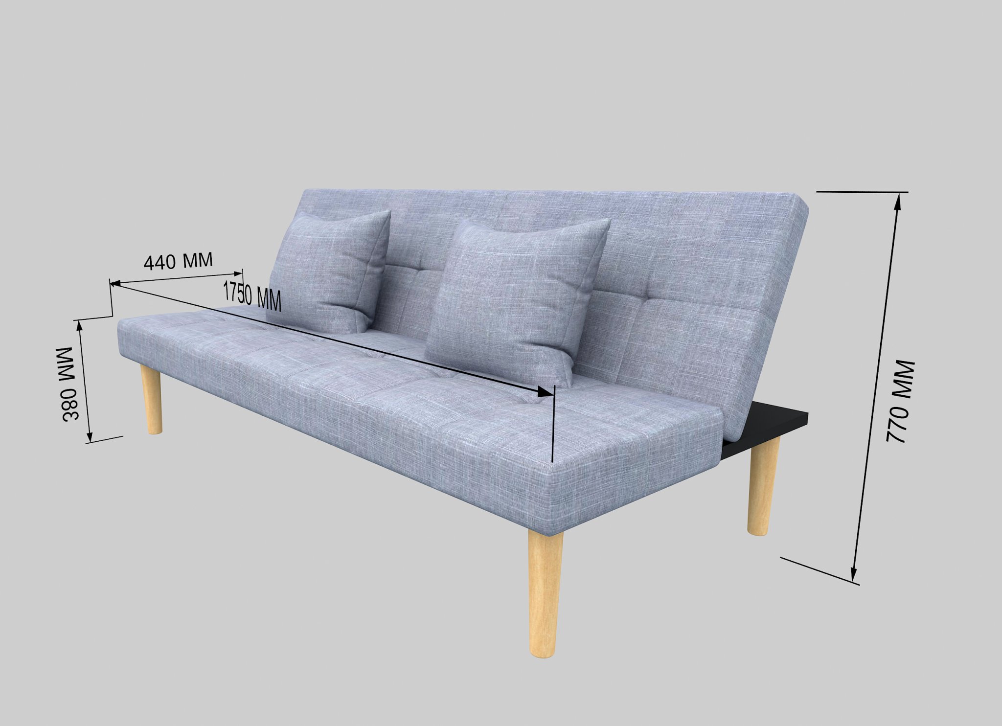Kích thước ghế sofa hiện đại