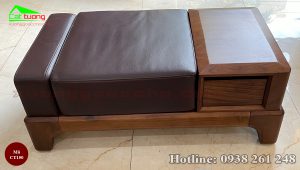 sofa gỗ óc chó CT150f