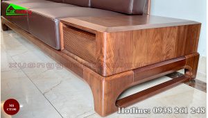 sofa gỗ óc chó CT150i