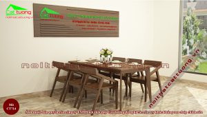 Mẫu bàn ăn đẹp bằng gỗ tự nhiên8