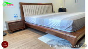 giường gỗ óc chó CT670g